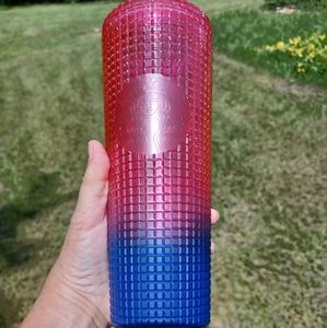 Starbucks watermelon grid tumbler